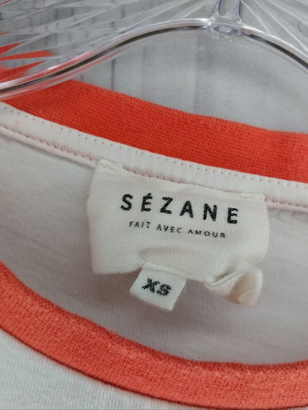 Sezane Bon Voyage Ringer Retro Vintage Inspired Baby T-Shirt - Picture 2 of 9